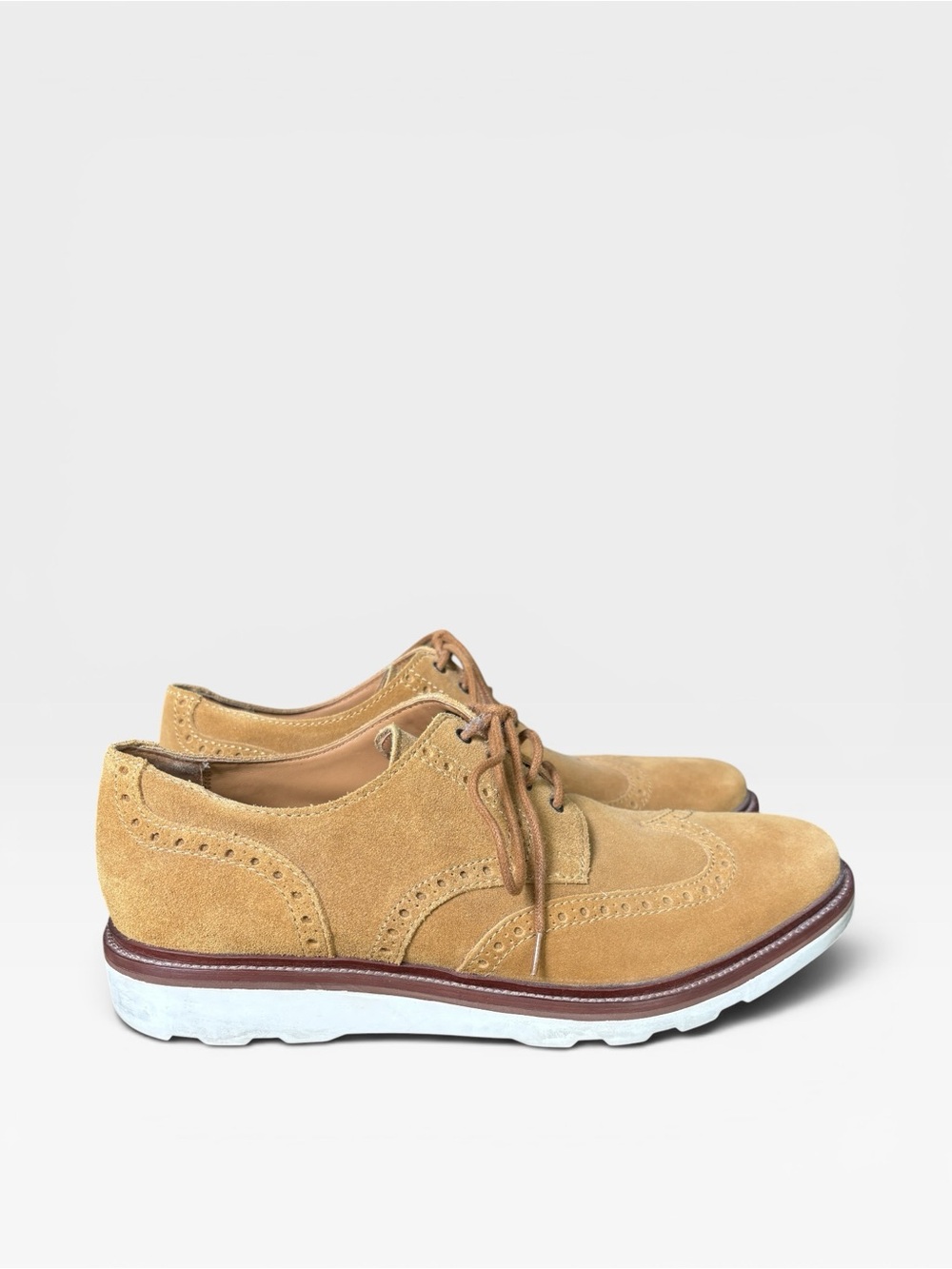 COACH | Men's 12 | Tan Suede | Bedford Wingtip Derby | Great Condition